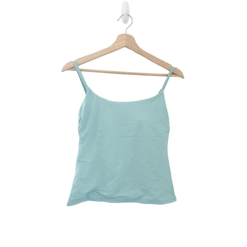 Andie Swim The Longline Tank in Cabana Blue M NWT